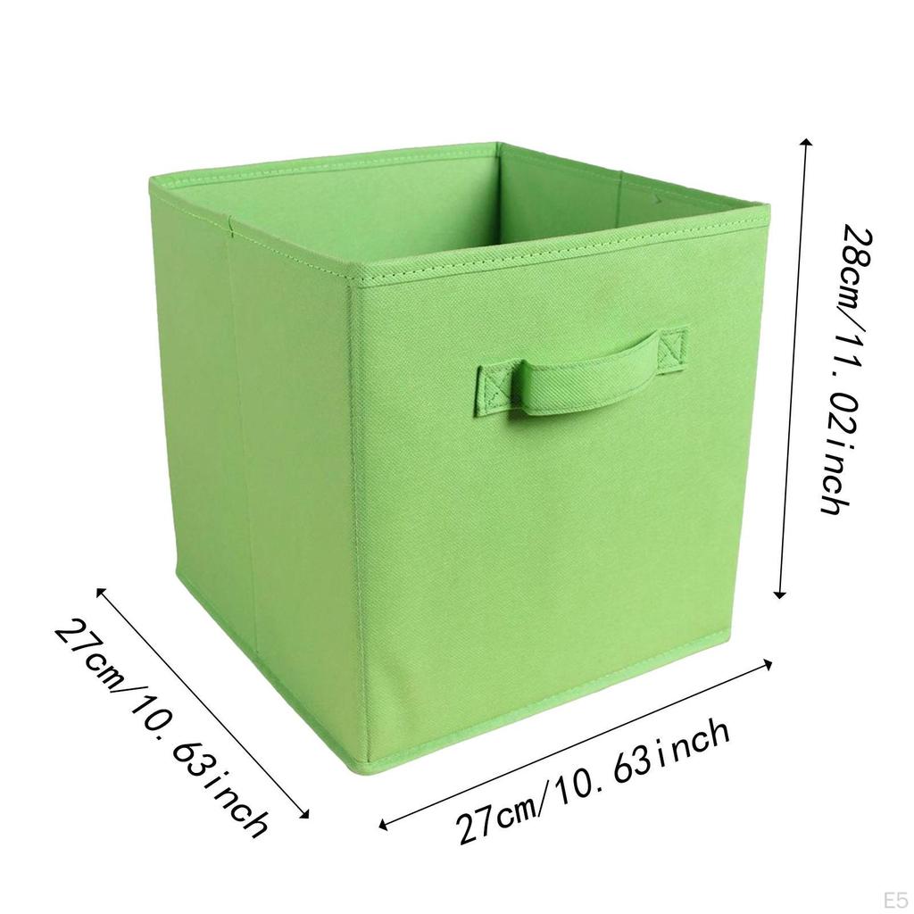 Storage Cube Art Craft Supplies Books Organizer Laundry Hamper Foldable Basket for Study Desk