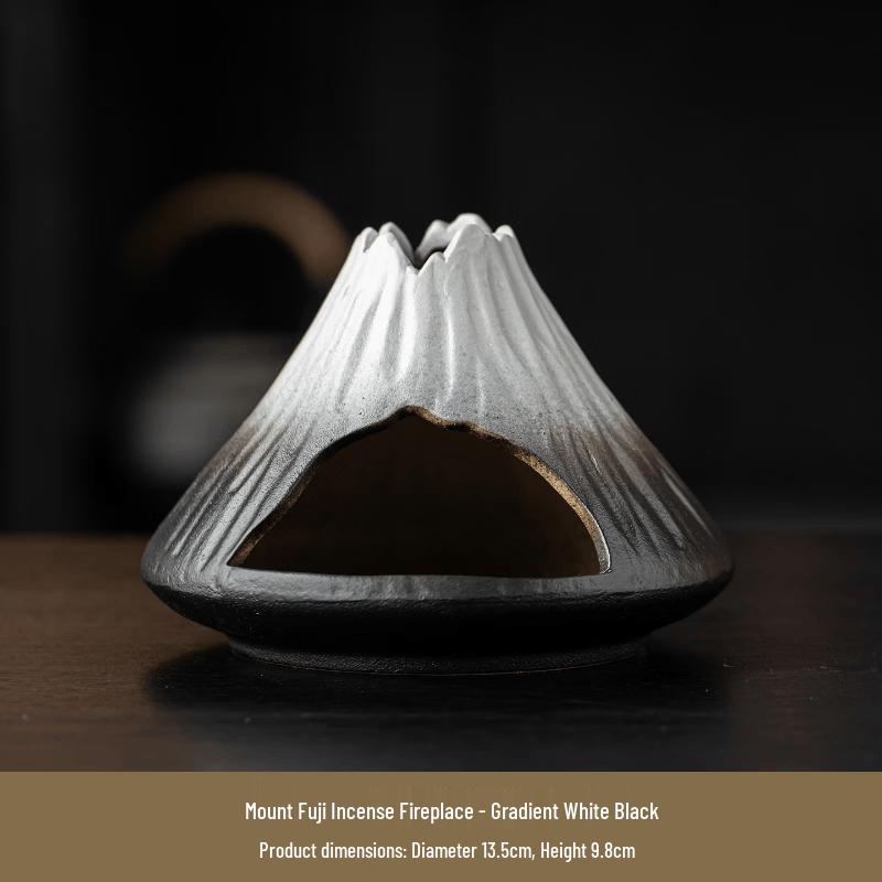 Retro Ceramic Mount Fuji Incense Burner