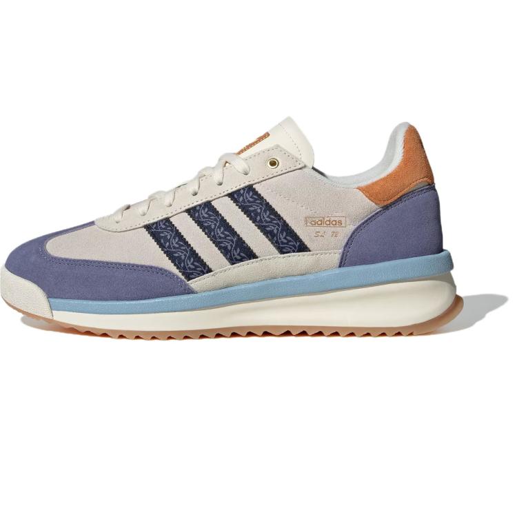 Adidas SL72 RTN Cream Night Indigo Floral Unisex Sneakers Cream-White Tech-Copper JQ0957