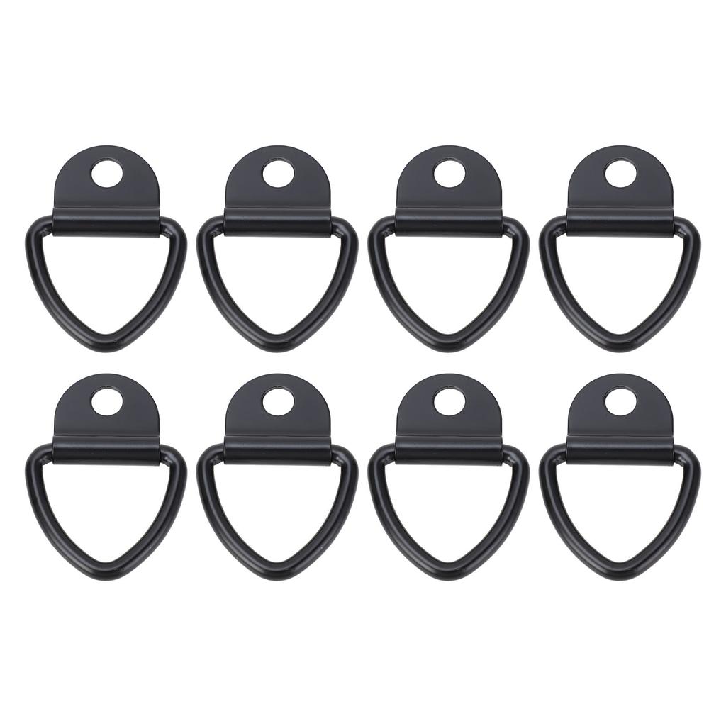 8pcs V Ring Tie Down Anchors Heavy Duty Steel V Ring Bolt On Trailer Anchor for Trailer Cargo Truck