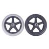1PC 6 Inch Wheels Smooth Flexible Heavy Duty Wheelchair Front Castor Solid Tire Wheel Wheelchair Replacement