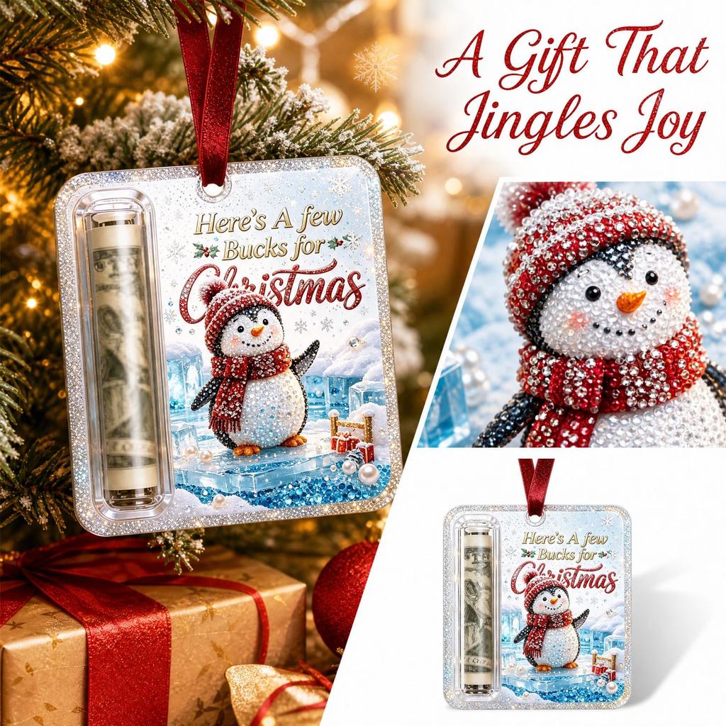 Christmas Tree Ornament Holder Gift, Creative Holiday Hanging Decoration for Family