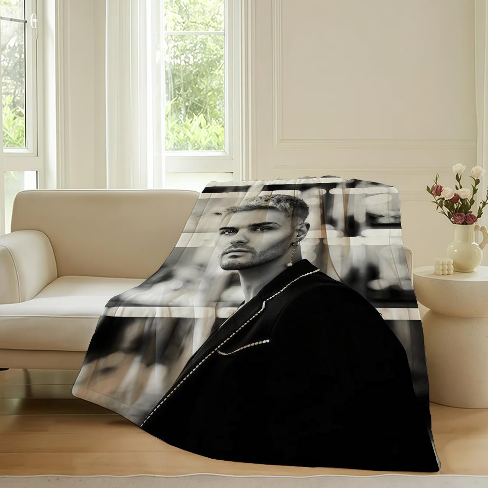 

Spanish singer Abraham Mateo Blanket For Sofa Office Bed Plane Travel Sleep Read Relax Camping Soft And Warm 75x90cm