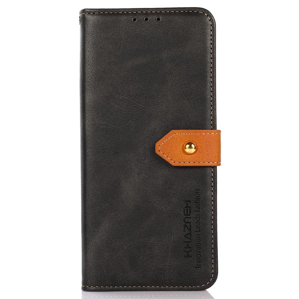 KHAZNEH For Samsung Galaxy S24 FE Wallet Case Folding Stand PU Leather Phone Cover