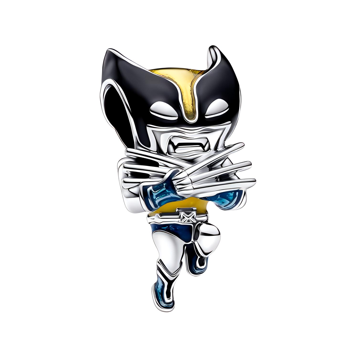 

Pandora Marvel Wolverine Design Silver Enamel Pendant Women pendant Multicolor 793359C01 F,Multicolor