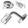 Endabdeckungen Handlaufhalter Handrail Bracket Silber