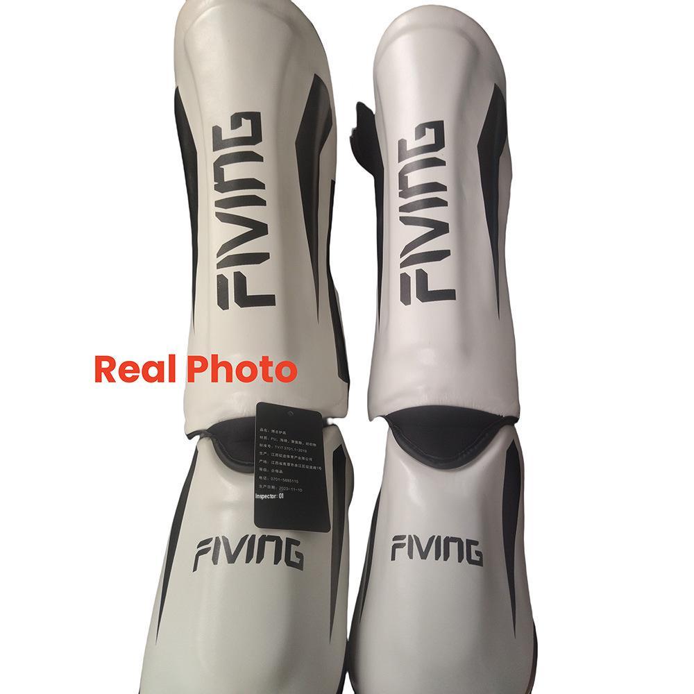 Youth & Adult MMA Taekwondo Muay Thai Shin, Calf & Foot Guards for Training