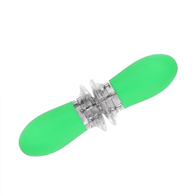 

2Pcs Corn Grilling Forks Stainless Steel BBQ Skewers ForCornFruit Picnic Camping Kitchen Tools Easy To Clean And Store Practical зелёный