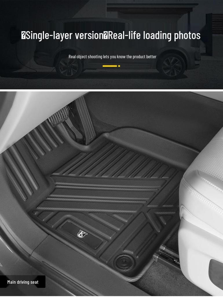 Kia EV5 2024 RHD Floor Mats: XPE, Eco-Friendly, Odorless, Waterproof Seat Cushions