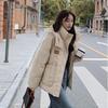 Autumn and Winter Down Cotton Jacket Korean Version Loose Hooded Short Cotton Jacket Fashion Women's Casual Warm Cotton Jacket