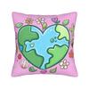 Go Planet Its Your Earth Day Square Pillow Case  Cushion Cover Vintage Zippered Decor Pillowcase for Living Room cm