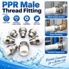 Male Thread PPR Flexible Joint Female Thread Plumbing Pipe Joint  Industrial Pipe System