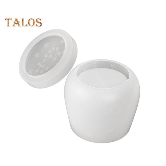 

Формы из смолы с крышкой, силиконовые формы, подсвечники для бетона, литой воск, предотвращение утечки, держатель для цемента, праздничные украшения, центральный элемент стола белый