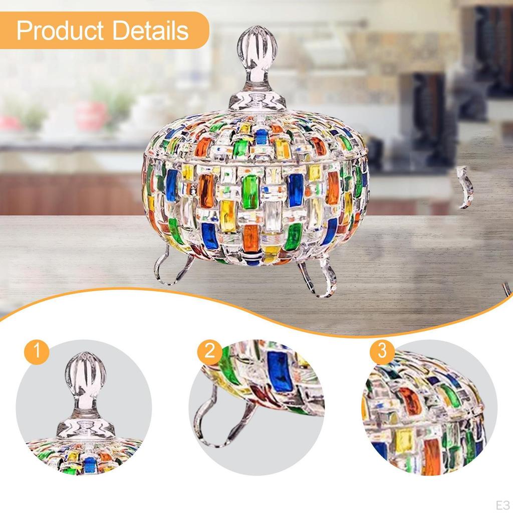Candy Box Decorative Container Jewelry And Bowl Elegant Snack Storage Solution Suitable