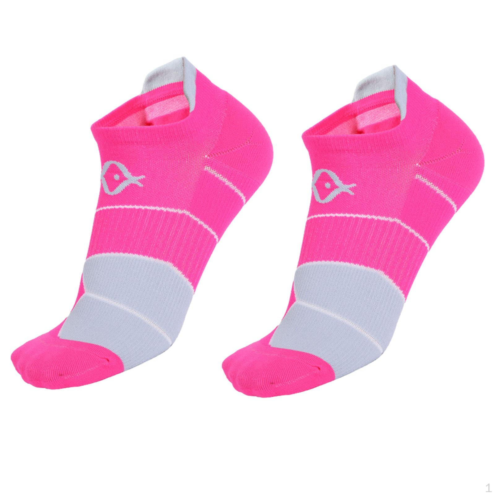 

1 пара женских коротких носков, нейлоновые чулочно-носочные изделия, мягкие, повседневные, для бега, термобелье для Pink