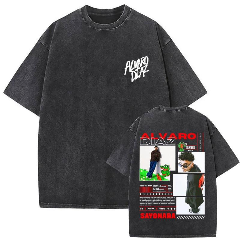 Rapper P-Pubblica i Vestiti da Uomo Lavaggio Vintage di M-Malone 2024 Maglietta Homme Magliette Grafiche Uomo T-Shirt da Uomo Ropa Hombre 50804