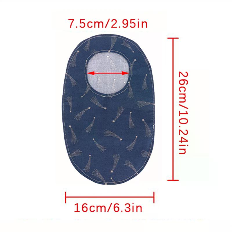 Ostomy Bag Protective Cover Drainage Bag Cover Breathable Cotton Water Resistant Easy To Install