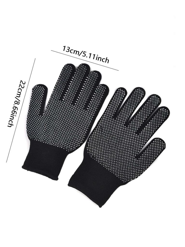 2 STÜCK Rutschfeste Nylon Arbeitsgartenhandschuhe Dünn Abriebfest Baustelle Antifouling Hände Schutzhandschuh Reiten Touchscreen Fäustling