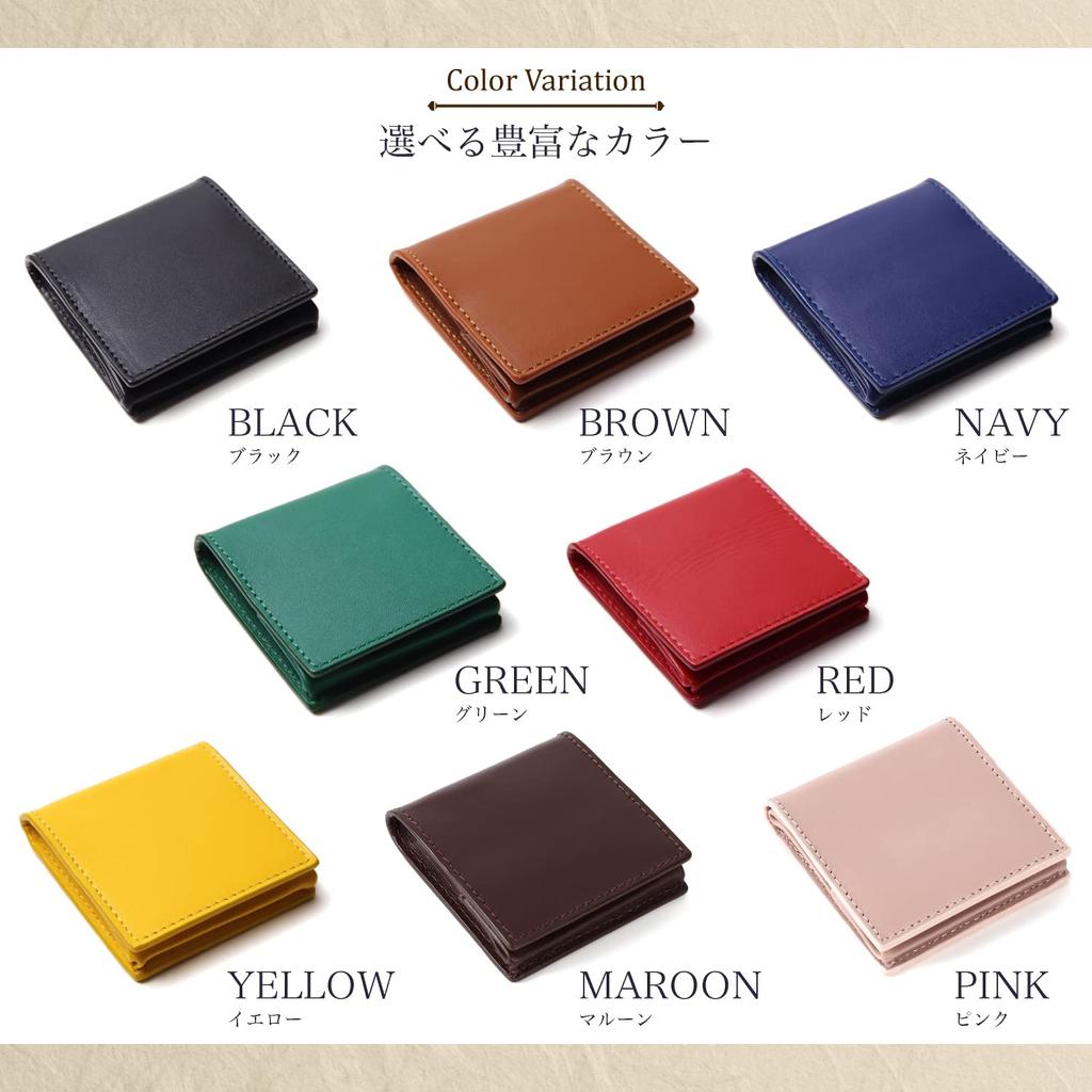 Noble Riley Coin Purse for Women and Genuine Leather Gift Men, Wallet, (Green)