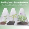 Conical Plant Seedling Protective Plastic Plant Cone Cover Reusable Nursery Seedling Planting Tent Anti-Bird Pest Snail Prevents