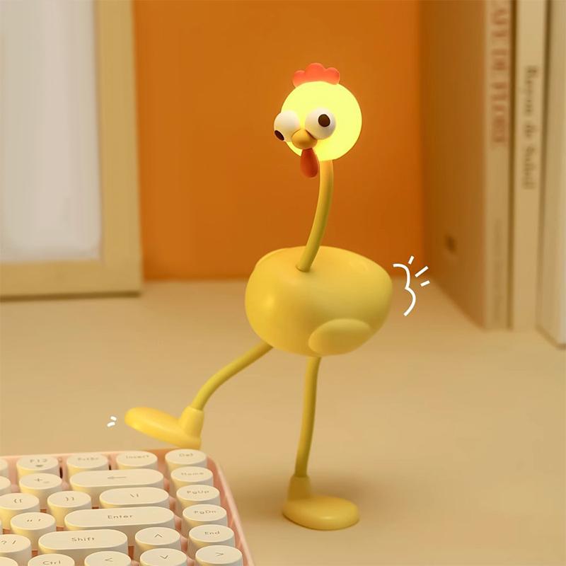 Chicken Mini Night Light Birthday Gift Creative Weird And Wonderful Abstract Toy Practical Fun Friend S Bff Unique Sensation