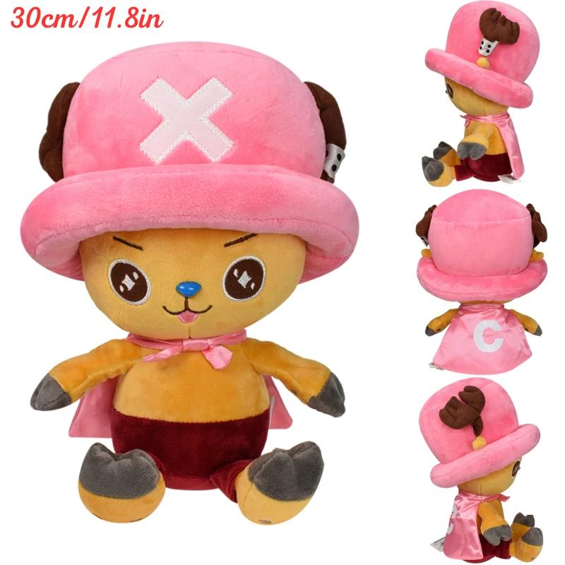 Kawaii One Piece Monkey D Luffy Tony Tony Chopper Soft Plush Toys Roronoa Zoro Karoo Sabo Gum-Gum Fruit Cute Peluche Dolls Gifts