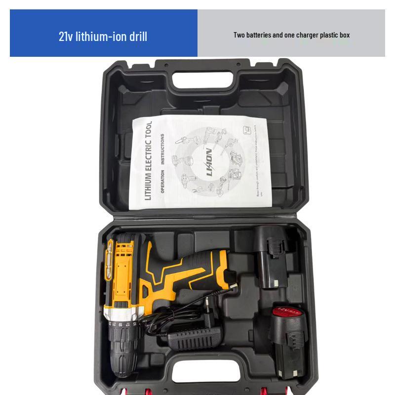 12V Lithium Battery Multifunctional Electric Screwdriver & Rechargeable Handheld Drill Set