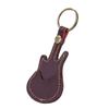 Portable Leather Brass Guitar Pick Bag Sleeve Holder Including Pick Accessories (Brown)