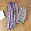 Women's Summer Cotton Mosquito-Proof Gauze Sleep Pants