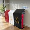 Minimalist Titanium Fire Extinguisher Box for Shopping Malls and Hotels