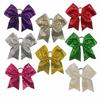 Children's Shiny Sequin Bow Hair Tie with Swallowtail Ribbon