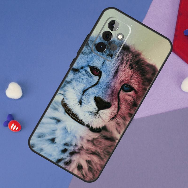 Cheetah Panther Snow Cheetah Case For Samsung Galaxy A13 A16 A26 A36 A56 A06 A55 A35 A15 A54 A34 A14 A53 A12 A22 A32 A52
