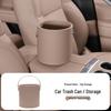 Multifunctional Handheld Car Trash Can with Lid