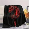 Dragon Symbols  Print Flannel Blanket, High quality Comfortable for All Seasons, Home Decor, Warmth and Comfort
