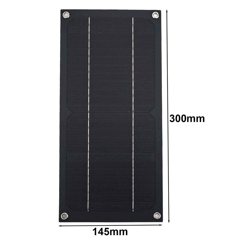 30*14.5cm 600W Solar Panel Kit Portable Solar Panel Safe And Efficient Charging Minimal Maintenance For Caravan