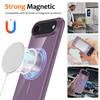 For iPhone Air Magnetic Case Compatible with MagSafe TPU Phone Back Cover with Lanyard