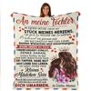 Comfortable Wrap Blanket Perfect Letter Blanket A Gift For Family Mothers' Day