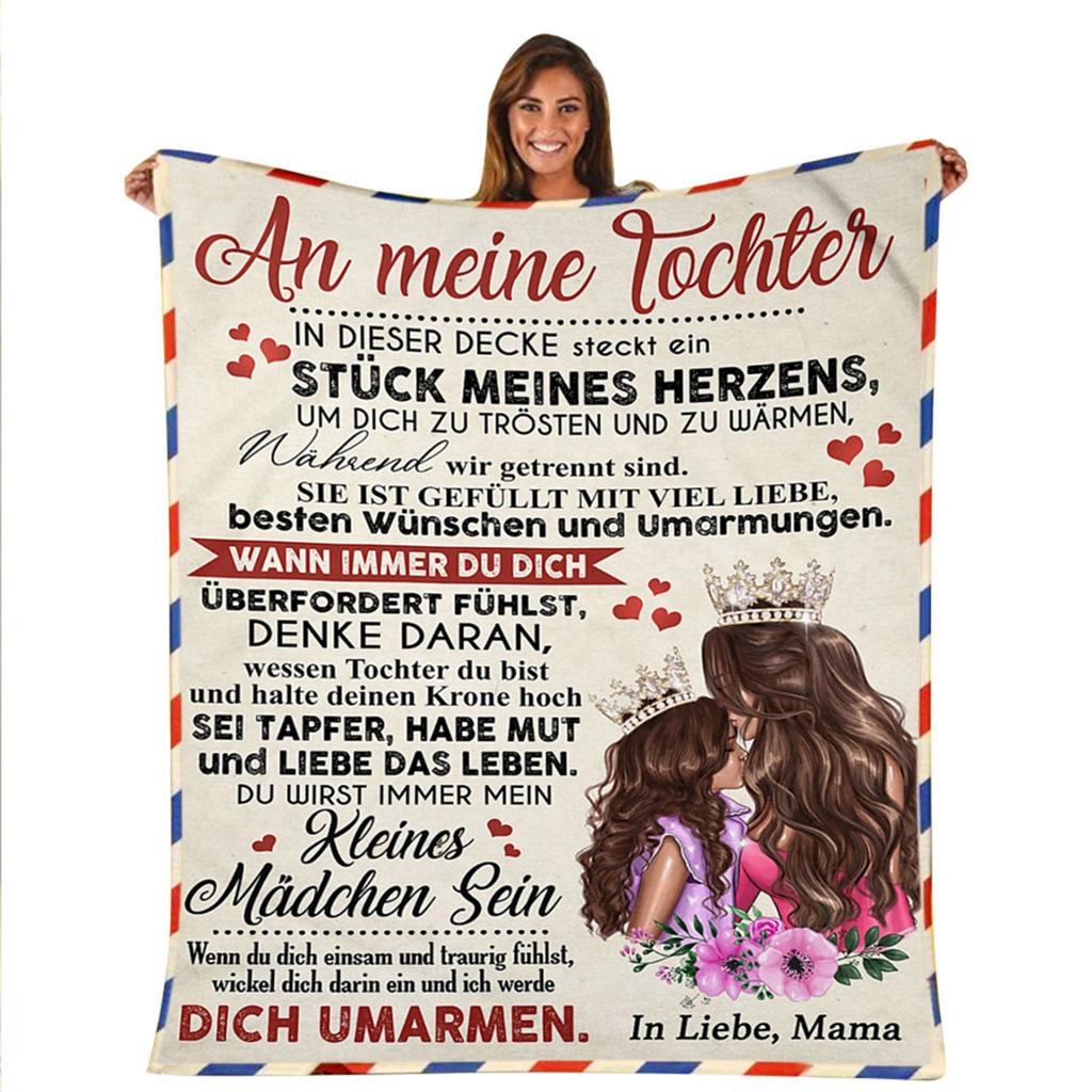 Comfortable Wrap Blanket Perfect Letter Blanket A Gift For Family Mothers' Day
