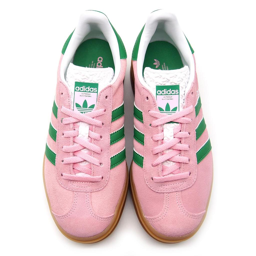 Adidas Gazelle Bold W True White IE0420 Japanese Shoe Pink/Green/Cloud (True Pink/Green/Cloud White, Size, Adult, Numeric, 24.5 Cm) [Used]