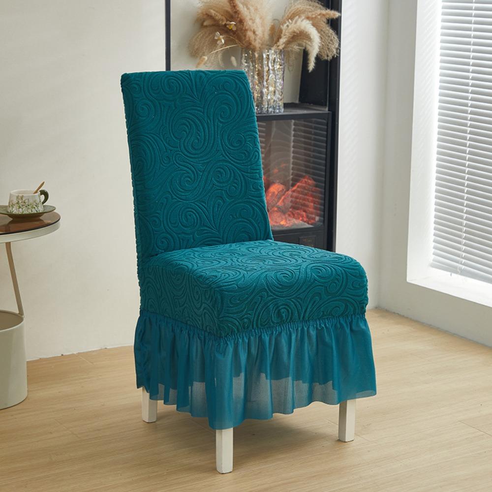 Elastic Chair Cover Thickened One Piece Stretchable Dining Chair Slipcover for Home Hotel All Season