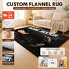 Michael Jackson Portrait Signature Printed Rug Absorbent Nonslip Carpet For Hallway Balcony Study Home Party Decor Halloween Gift
