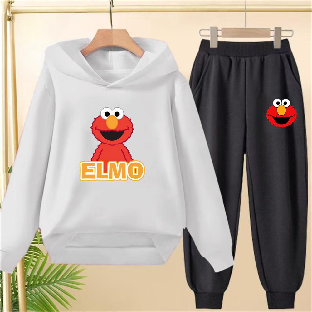 

Sesame Street Children s Hoodie Suitable hooded sweatshirt outerwear+pants set autumn clothing for Age 140