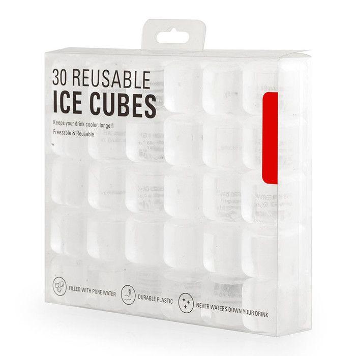 Kooduu Lote de 30 cubitos de hielo reutilizables - syn-ice-30