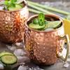 Glas für Cocktail Moscow Mule Becher 550 ml aus Kupfer