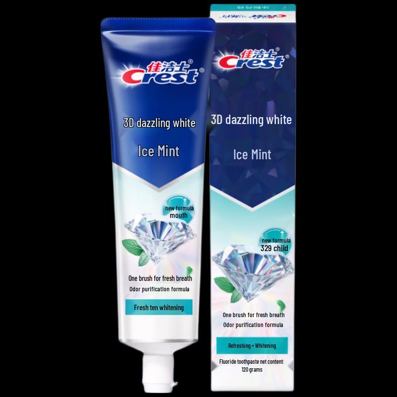 Crest 3D White Multi-Care Fluoride Toothpaste, Icy Mint