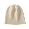 Women's 100% Pure Cashmere Knit Hat - Fashionable, Warm, Versatile, with Ear Protection for Autumn and Winter.