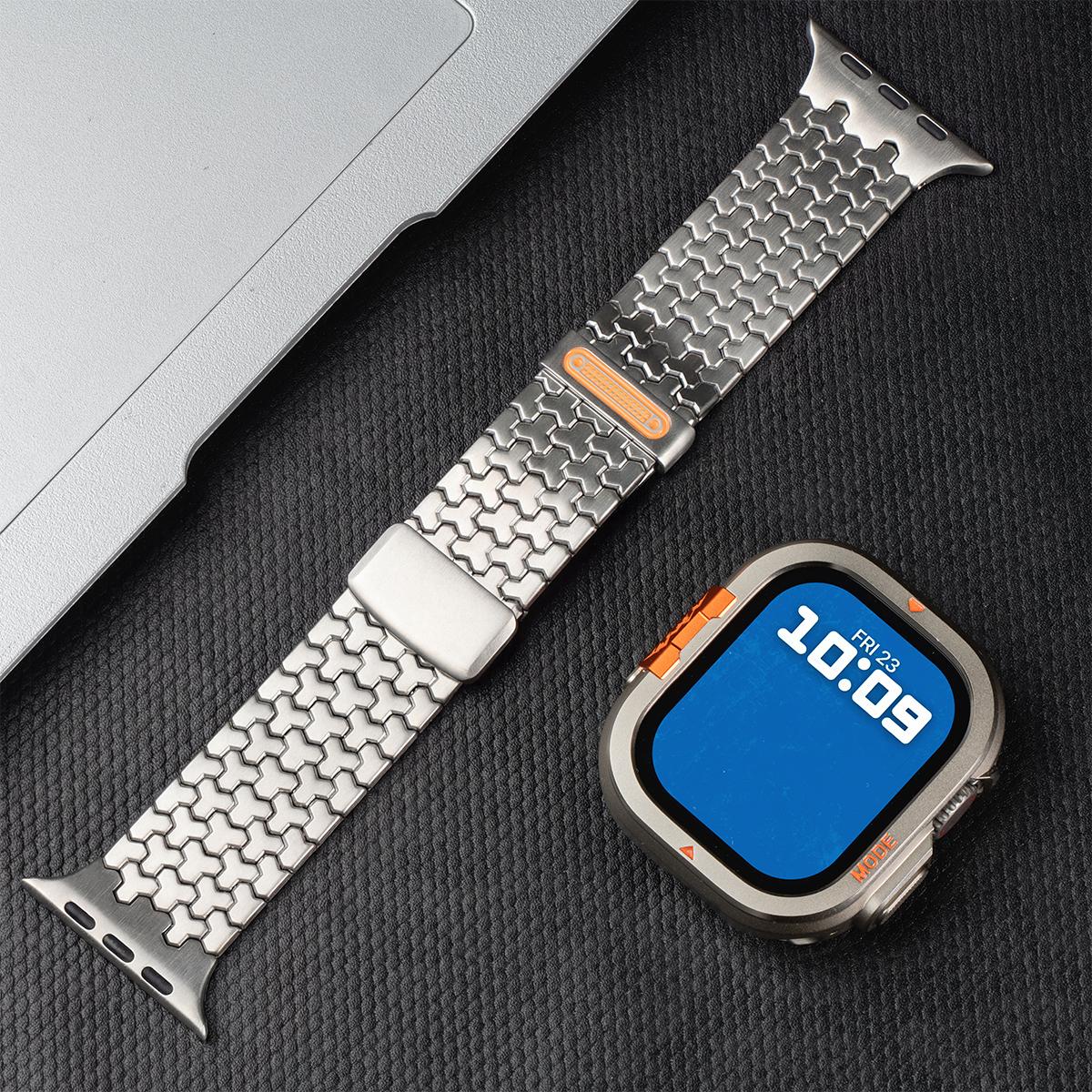 

Magnetic Stainless Steel Strap+Matel Case for Apple Watch Band Ultra 3 2 1 49mm Bracelet For Iwatch Series 11 10 46mm Correas For Series 11 46mm