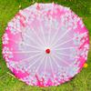 1Pc Japanese Style Vintage Umbrella Colorful 56cm for Festival Accessories Cherry Blossom Silk Cloth Stage Performance Props