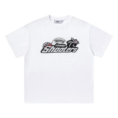 648 Trapstar London 2026 Summer New High Quality Cotton Round Neck Loose Large Size Women's T-shirt