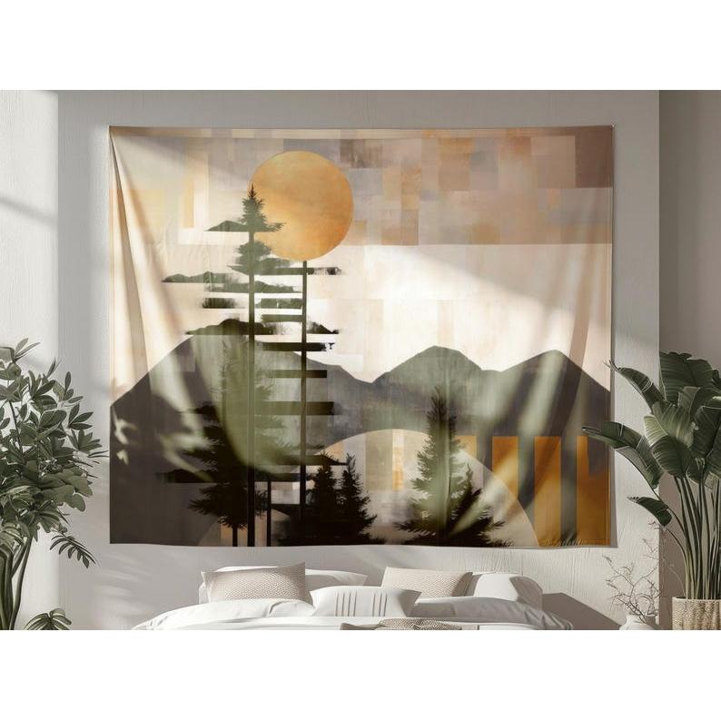 Japandi tapestry 75x100